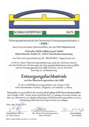 Entsorgungsfachbetrieb